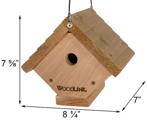 Woodlink Traditional Wren Houses with Hole Protectors, 2 Pk.